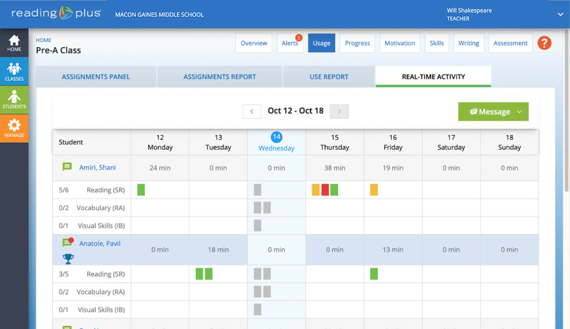 Real-Time Activity Dashboard